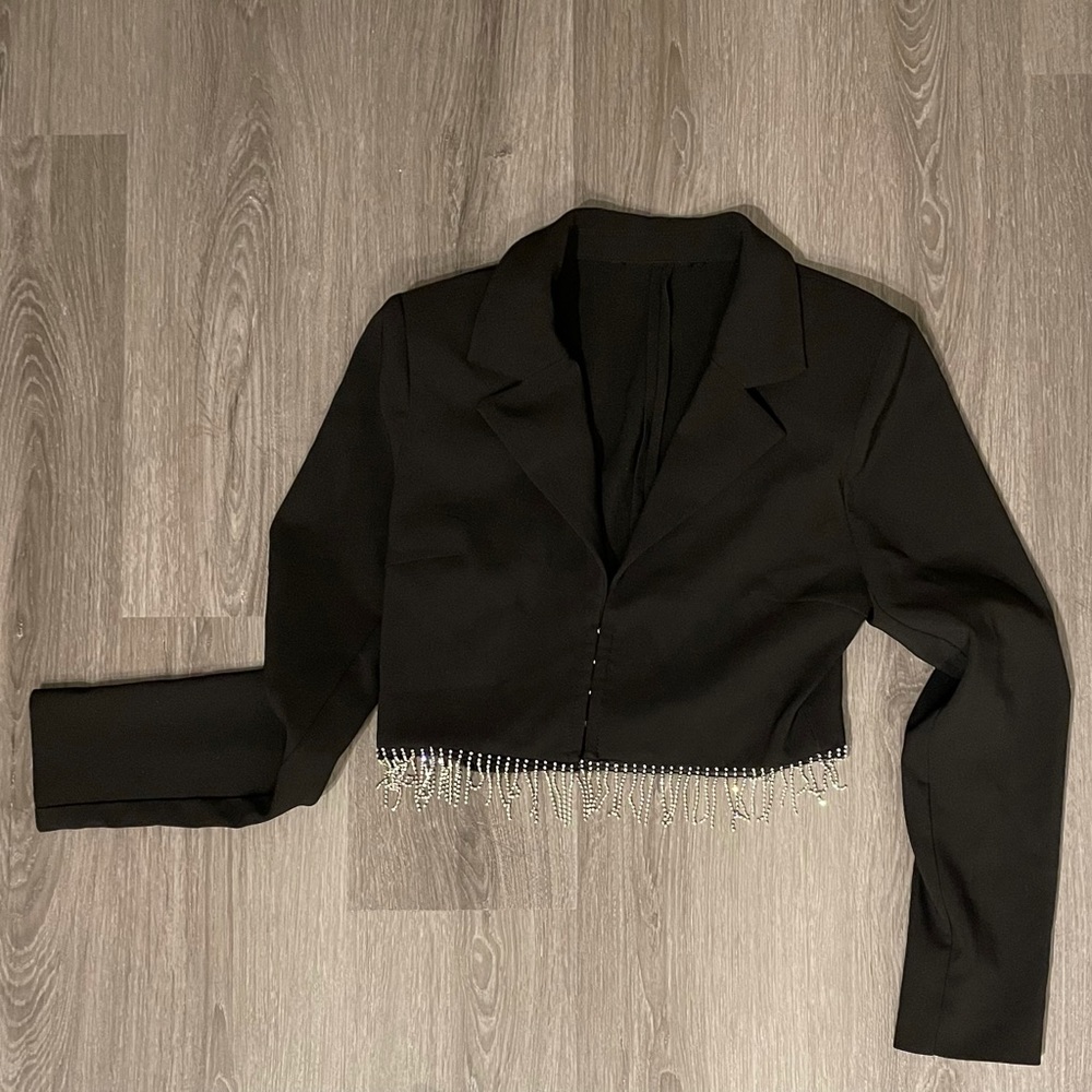 Renaissance cropped blazer